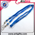 Kundenspezifisches Design billig Doppelclip Lanyard